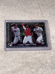 2025 Topps Series 1 - League Leaders Aaron Judge, Jose Ramirez, Rooker #29 - Picture 1 of 2
