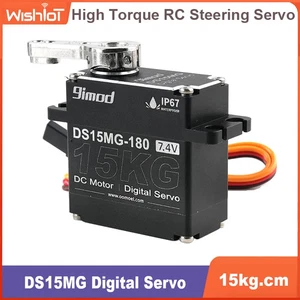 15Kg High Voltage Waterproof Digital Servo DS15MG Metal Gears For Rc Robot Car - Picture 1 of 8