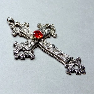 Large Pectoral Cross. Vintage Religious Pendant. Gothic. - Picture 1 of 9