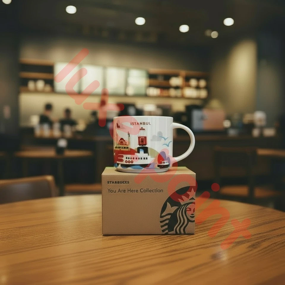 Starbucks Istanbul You Are Here Collection City Series Ceramic Coffee Mug 14oz