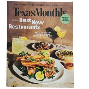 Texas Monthly Magazine March 2020 The 10 Best New Restaurants  - Picture 1 of 5