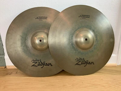 AVEDIS ZILDJIAN 18" Symphonic Germanic Crash Cymbal Pair Concert 2004 2010 Grams - Image 1 of 4