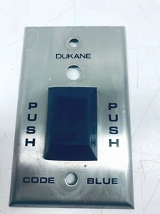 VINTAGE Dukane Code Blue Station 9A1411 Taste **NUR ABDECKUNG** - Bild 1 von 2
