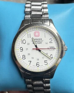 Reloj Hombre Wenger Swiss Military 79157 Calendario Acero Inoxidable Plateado PARA PIEZA - Imagen 1 de 6