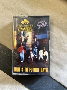 THOMPSON TWINS " HERE'S TO FUTURE DAYS " CASSETTE - Picture 1 of 3