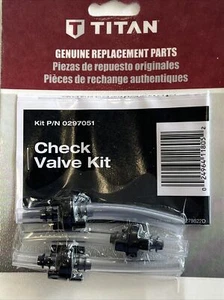 Titan CapSpray HVLP Rückschlagventil-Set 3er Pack 0297051 Maxum II Pistole Rückschlagventile - Bild 1 von 3