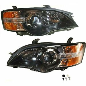 FIT FOR LEGACY 2005 HEADLIGHT HALOGEN RIGHT & LEFT PAIR SET