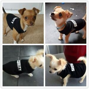 Dog Clothes Medium Small Puppy Basic Classic T Shirt for Mini Schnauzer Maltese