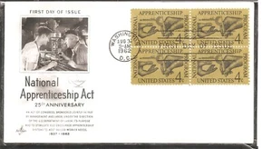 US Scott # 1201 Aprenticeship FDC. Artcraft Cachet. - Picture 1 of 1