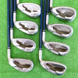 Ladies XXIO Iron Set 5-9 Pw Aw Sw 8pc RH MP500L Graphite Women Golf Club Dunlop - Picture 1 of 14