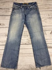 Buckle Big Star Pioneer Regular Boot Cut 34R Fits 36x33 Distressed Denim Jeans