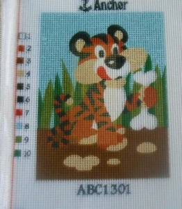 Tapiz impreso para niños Anchor "Tigre" solo lona - Imagen 1 de 1