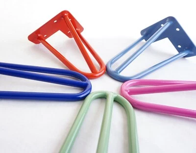 Hairpin Legs Set of 4 Legs - FREE Screws - 6 INCH - 40 INCH - Handmade in UK!!! - Image 1 of 4