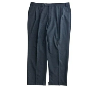 Vtg Lauren Ralph Lauren Men’s Total Comfort Pleated Cuffed Wool Pants Size 40x30 - Picture 1 of 7