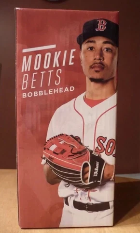 Mookie Betts Boston Red Sox Gold Glove Silver Slugger Bobblehead Cover