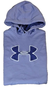 Sudadera con capucha Under Armour juvenil púrpura manga larga con bolsillos delanteros talla L - Imagen 1 de 4