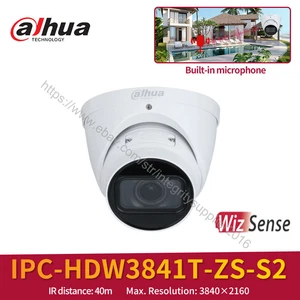 Dahua 8MP WizSense Überwachungskamera MIC IR 40m SMD 4.0 IPC-HDW3841T-ZS-S2 IP67 - Bild 1 von 2