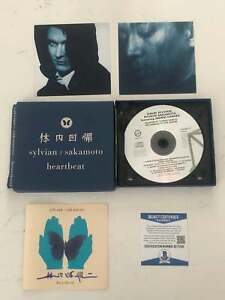 David Sylvian Autogramm signiert ""Heartbeat"" CD-Box mit Drucken JAPAN Beckett echt