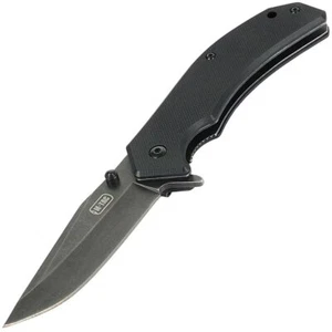 Folding Knife M-Tac Type 8 Clip-Point EDC Black - Picture 1 of 9