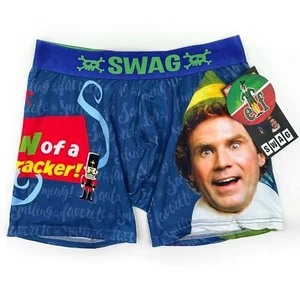 Buddy Elf Movie Boxer Briefs Mens Small Underwear Christmas Y2K 2000s Fun Gift - Picture 1 of 8