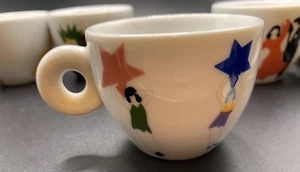 illy Art Collection Espresso Cup 1999 Marco Lodola Tazzine Ballerine STARS CUP - Picture 1 of 5