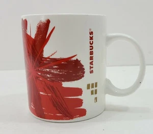 Taza de café Starbucks 2014 Navidad coleccionable mod rojo dorado taza de pascua 12 oz - Imagen 1 de 6