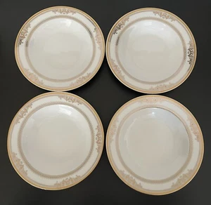 Vintage Pegasus Fine Porcelain China Pattern PGE11 Large Rimmed Soup Bowls (4) - Picture 1 of 6