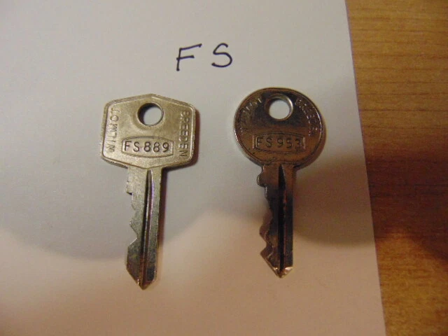 FS SERIES KEY DOOR BOOT IGNITION AUSTIN MORRIS BMC MINI COOPER TRIUMPH ROVER P6 - Image 1 of 1