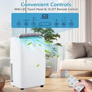 14,000 BTU Air Conditioner 3-IN-1 Portable Remoted AC Unit,Cools Up to 750 Sq.Ft - Picture 1 of 15