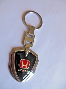 HONDA ** Llavero ** METAL CROMADO * Envío Gratis - Imagen 1 de 4
