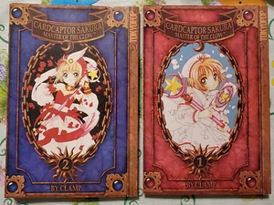 Cardcaptor Sakura Lot Of Manga Books 1 & 2 CLAMP Master Of The Clow - Picture 1 of 3