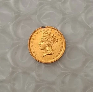 USA 1 $ Dollar. Großer Indianer Prinzessinnenkopf 1873. One Dollar Goldmünze. Typ 3. MS - Bild 1 von 7