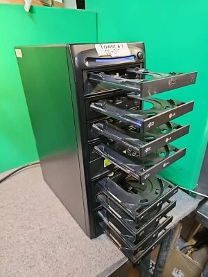 Megalynx7 Systor Multi  DVD CD High Speed Pro Duplica​tor 1-7 Burner Tower - Image 1 of 4