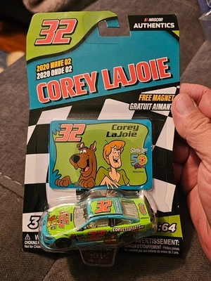 Corey Lajoie #32 Scooby Doo NASCAR 2020 Lionel auténtico escala 1/64 diecast 2019 Foto 1 de 4