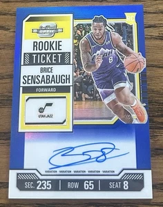 2023-24 Panini Contenders Optic Brice Sensabaugh Blue Prizm Rookie Auto /49 #111 - Picture 1 of 2
