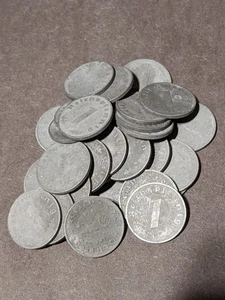1 zufällige Reichspfennig Drittes Reich Münze Nazi 2. Weltkrieg 1936-1945 - Bild 1 von 5