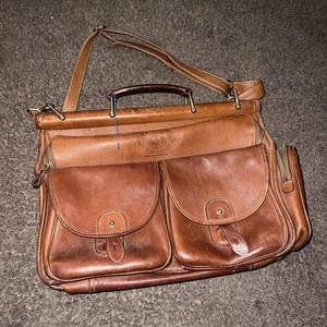 Herren Ghurka Vintage Kastanie Leder Garnison Nr. 147 Aktentaschengurt nicht OG - Bild 1 von 9