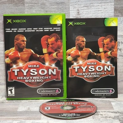 Mike Tyson Heavyweight Boxing (Xbox, 2002) Clean Tested Working Complete CIB  - Image 1 of 4