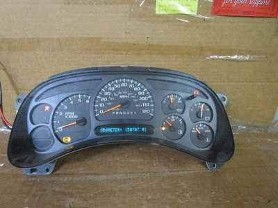 Cuadro de instrumentos velocímetro Chevy Tahoe 03-07 150 k millas 15287370 Foto 1 de 4