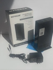 NETGEAR Modem kablowy Wbudowany router WiFi (C6230) AC1200 DOCSIS 3.0 - Testowany - Zdjęcie 1 z 4