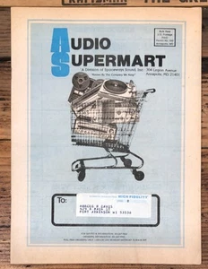 Audio Supermarket November 1980 40pg HiFi Stereo Catalog *Original* - Picture 1 of 1
