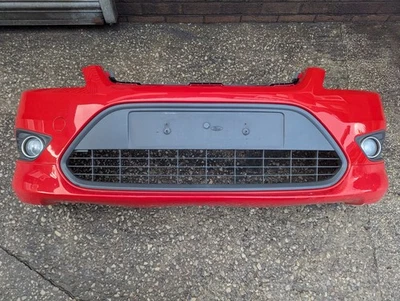 2008-2011 MK2 FORD FOCUS ZETEC S FACELIFT FRONT BUMPER & FOG LIGHTS COLORADO RED - Image 1 of 4