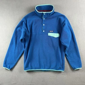 Patagonia Jacke Herren Large blau Synchilla Snap T Fleecepullover Sweater - Bild 1 von 4