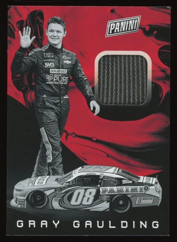 2019 Panini The National #GG Gray Gaulding Memorabilia MEM SS Green Light Racing - Image 1 of 2