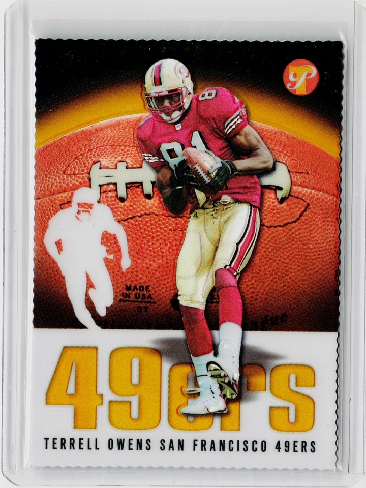 2003 TOPPS PRISTINE GOLD REFRACTOR #23 - TERRELL OWENS #ED 079/150 - Image 1 of 2