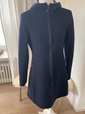 Strickmantel Strickjacke Gehrock Gr. 38 CMP Dunkelblau Italien Übergangsjacke - Bild 1 von 4