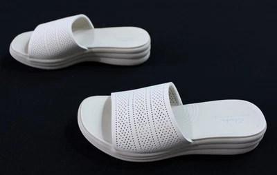 Sandalias Clarks informales para mujer Drift Twist deslizables JL3 crema talla EE. UU.:8,5 Reino Unido:6 Foto 1 de 4