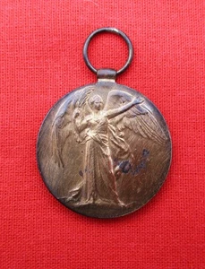 WW1 Victory Medal - 201677 PTE. J K AMBLER Y & L R - POW & Wounded - Picture 1 of 8