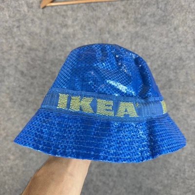 Gorra IKEA Bucket KNORVA Adulto Talla Única Forrada Azul Amarillo Foto 1 de 4