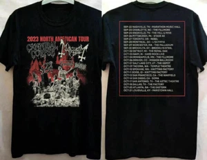Maglietta Mayhem & Cannibal Corpse 2023 North American Tour 2 lati per tifosi. - Foto 1 di 1